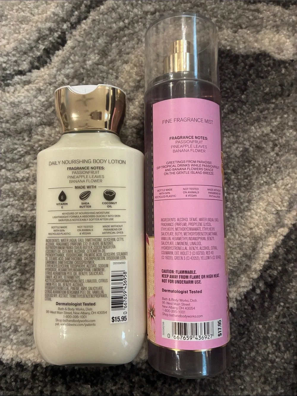New Bath & Body Works BAHAMAS Fragrance Mist & Shea Butter Lotion Set NWT